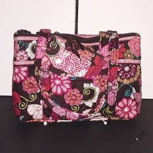 Vera Bradley Little Betsy Bag & ID Coin Purse, Mod Pink Floral